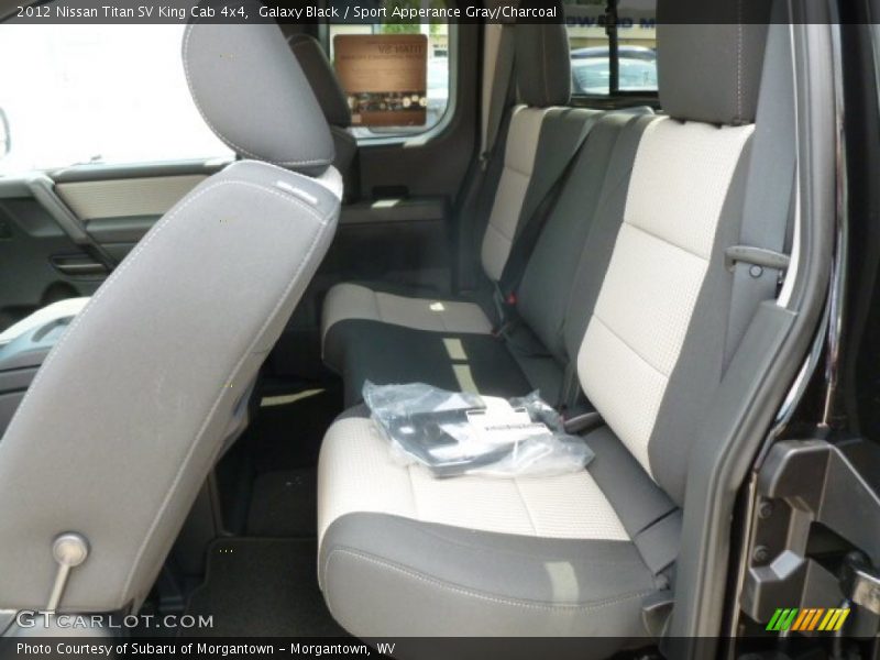 Galaxy Black / Sport Apperance Gray/Charcoal 2012 Nissan Titan SV King Cab 4x4