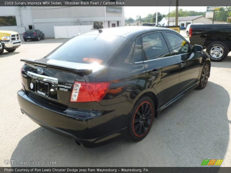 Obsidian Black Pearl / Carbon Black 2009 Subaru Impreza WRX Sedan