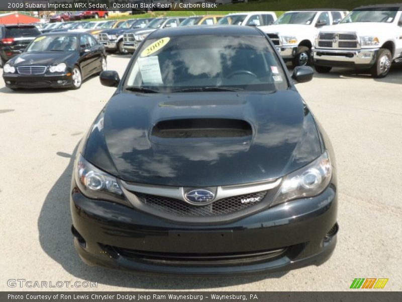 Obsidian Black Pearl / Carbon Black 2009 Subaru Impreza WRX Sedan