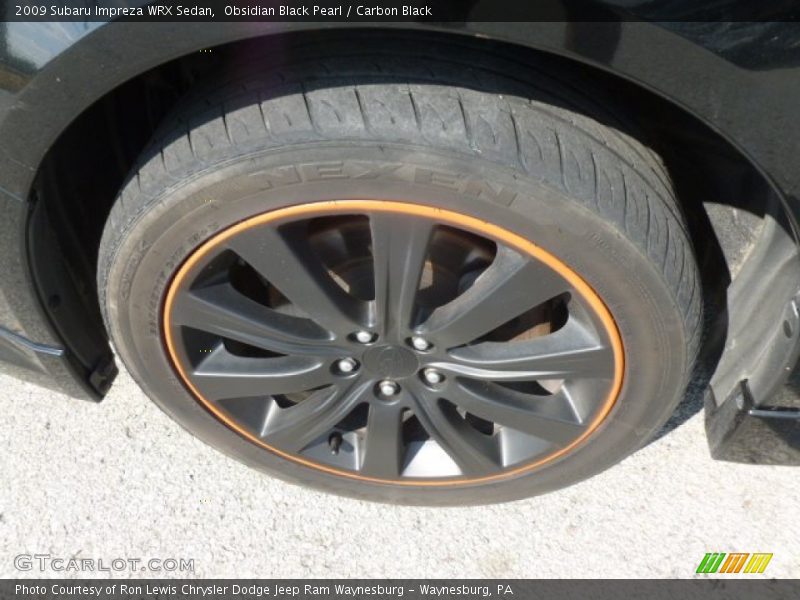 Obsidian Black Pearl / Carbon Black 2009 Subaru Impreza WRX Sedan