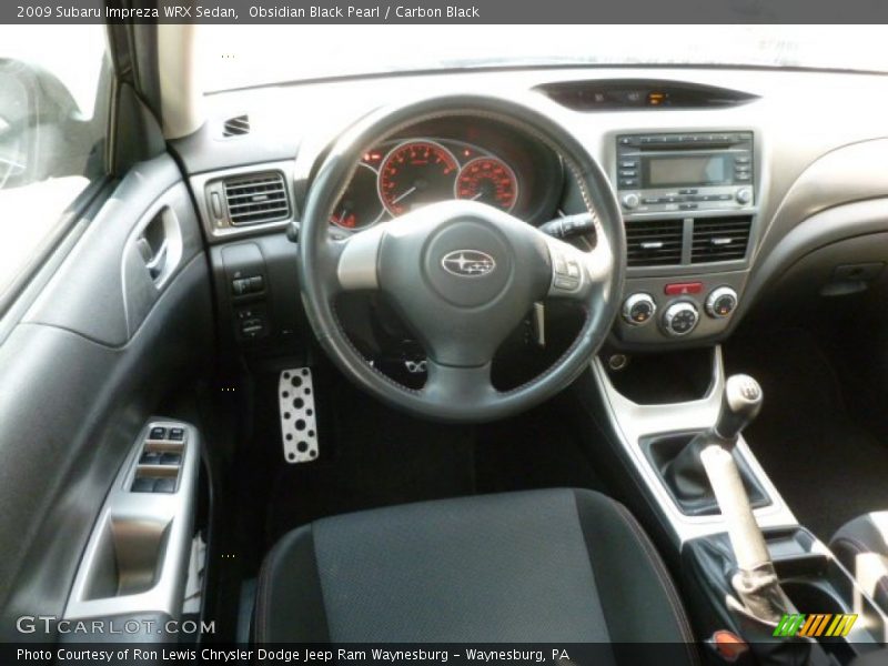 Obsidian Black Pearl / Carbon Black 2009 Subaru Impreza WRX Sedan