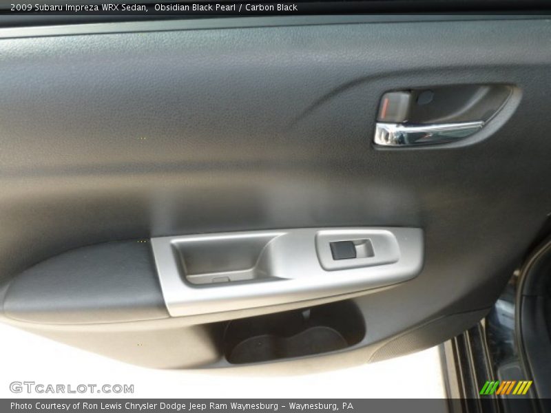 Obsidian Black Pearl / Carbon Black 2009 Subaru Impreza WRX Sedan