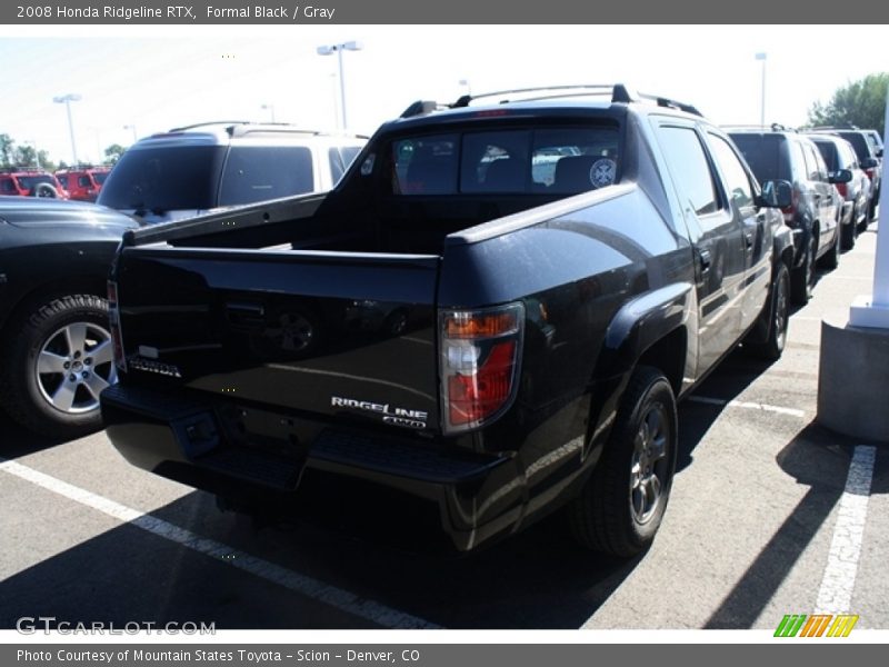 Formal Black / Gray 2008 Honda Ridgeline RTX