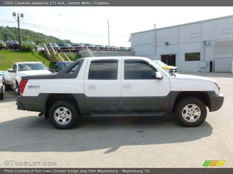 Summit White / Graphite 2002 Chevrolet Avalanche Z71 4x4