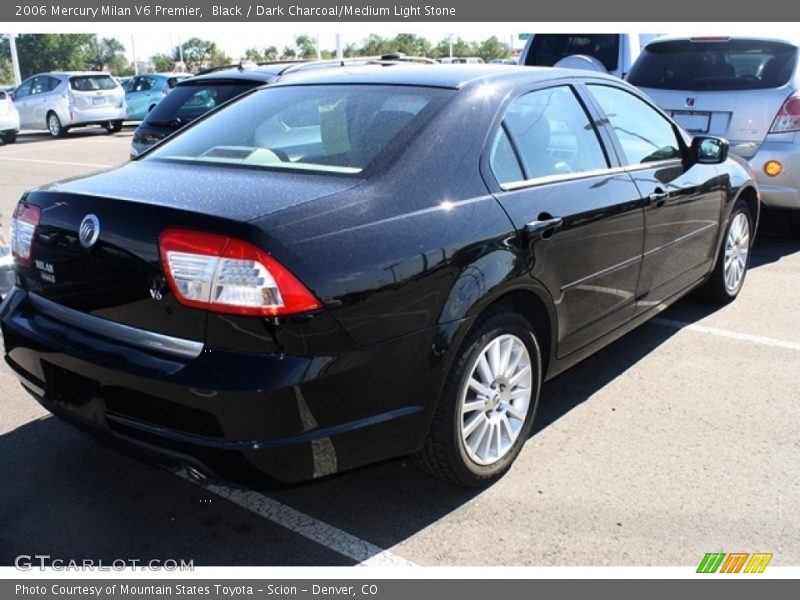 Black / Dark Charcoal/Medium Light Stone 2006 Mercury Milan V6 Premier