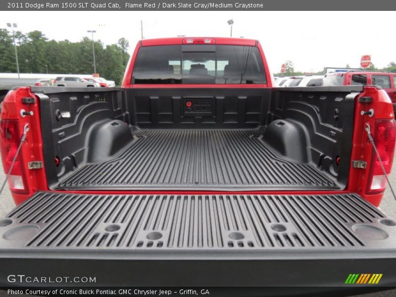 Flame Red / Dark Slate Gray/Medium Graystone 2011 Dodge Ram 1500 SLT Quad Cab