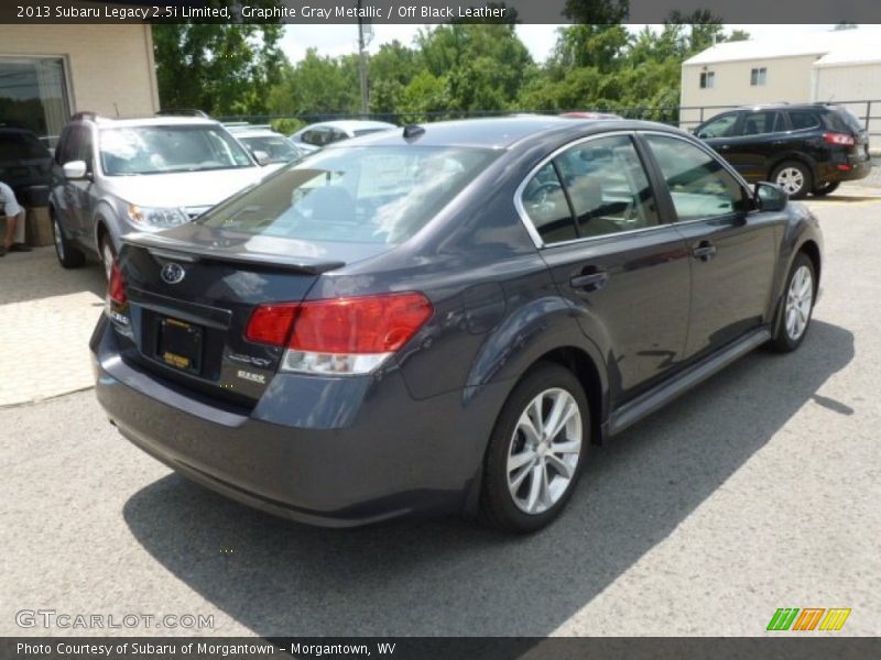 Graphite Gray Metallic / Off Black Leather 2013 Subaru Legacy 2.5i Limited