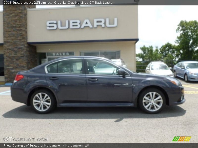 Graphite Gray Metallic / Off Black Leather 2013 Subaru Legacy 2.5i Limited