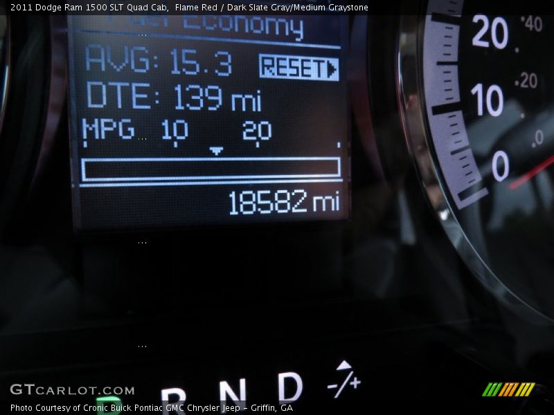 Flame Red / Dark Slate Gray/Medium Graystone 2011 Dodge Ram 1500 SLT Quad Cab