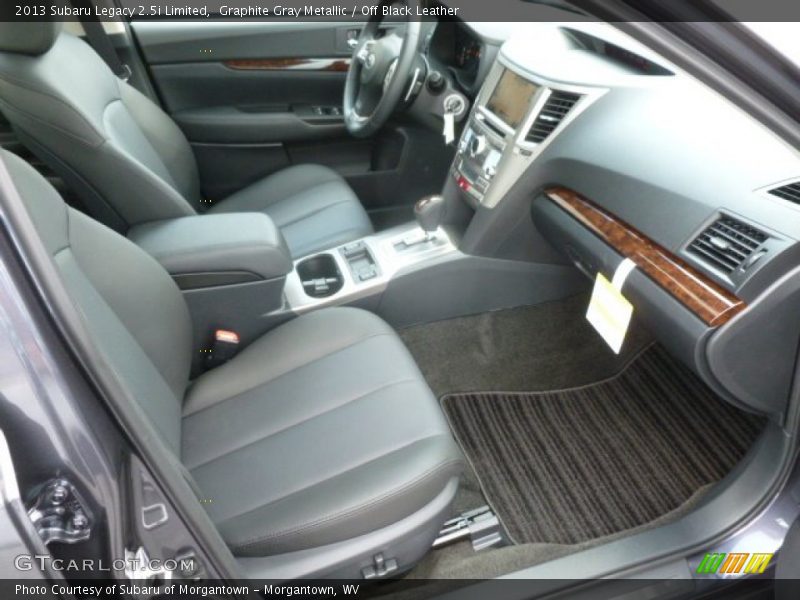 Graphite Gray Metallic / Off Black Leather 2013 Subaru Legacy 2.5i Limited