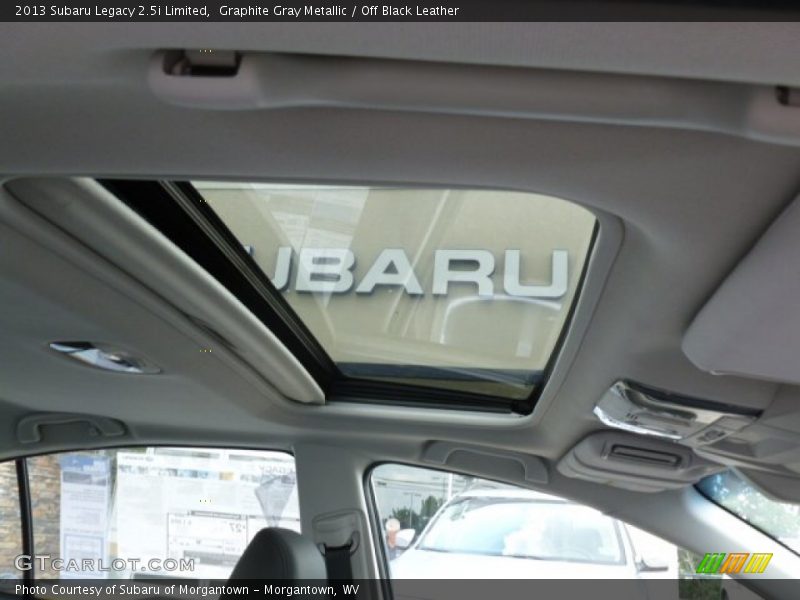 Graphite Gray Metallic / Off Black Leather 2013 Subaru Legacy 2.5i Limited