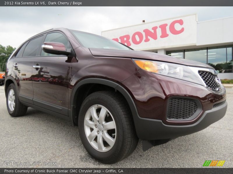Dark Cherry / Beige 2012 Kia Sorento LX V6
