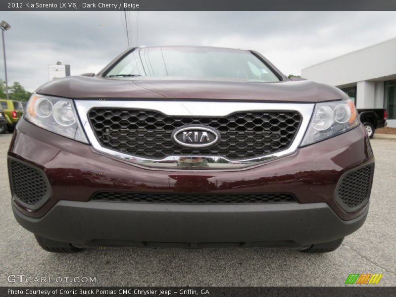 Dark Cherry / Beige 2012 Kia Sorento LX V6