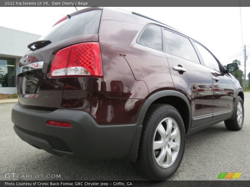 Dark Cherry / Beige 2012 Kia Sorento LX V6