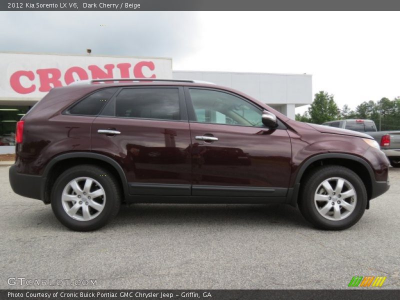 Dark Cherry / Beige 2012 Kia Sorento LX V6