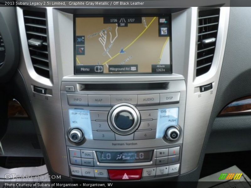 Graphite Gray Metallic / Off Black Leather 2013 Subaru Legacy 2.5i Limited