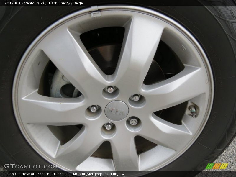 Dark Cherry / Beige 2012 Kia Sorento LX V6