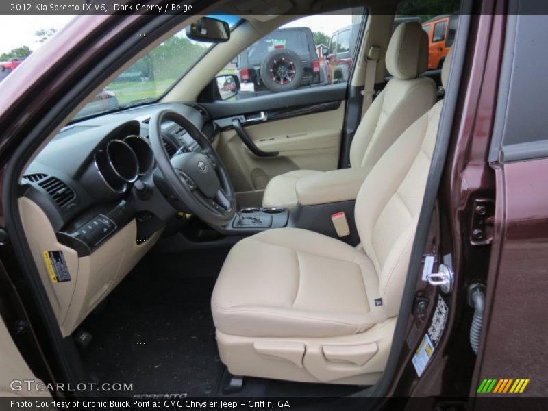 Dark Cherry / Beige 2012 Kia Sorento LX V6