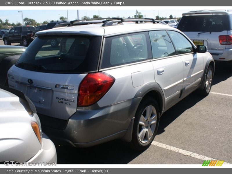 Satin White Pearl / Taupe 2005 Subaru Outback 2.5XT Limited Wagon