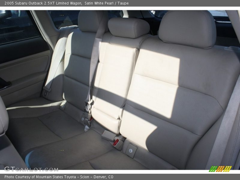 Satin White Pearl / Taupe 2005 Subaru Outback 2.5XT Limited Wagon