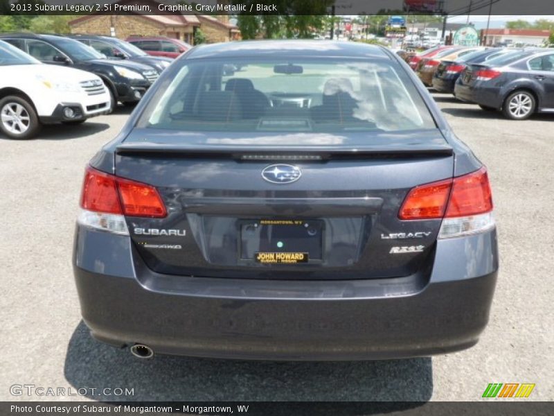 Graphite Gray Metallic / Black 2013 Subaru Legacy 2.5i Premium