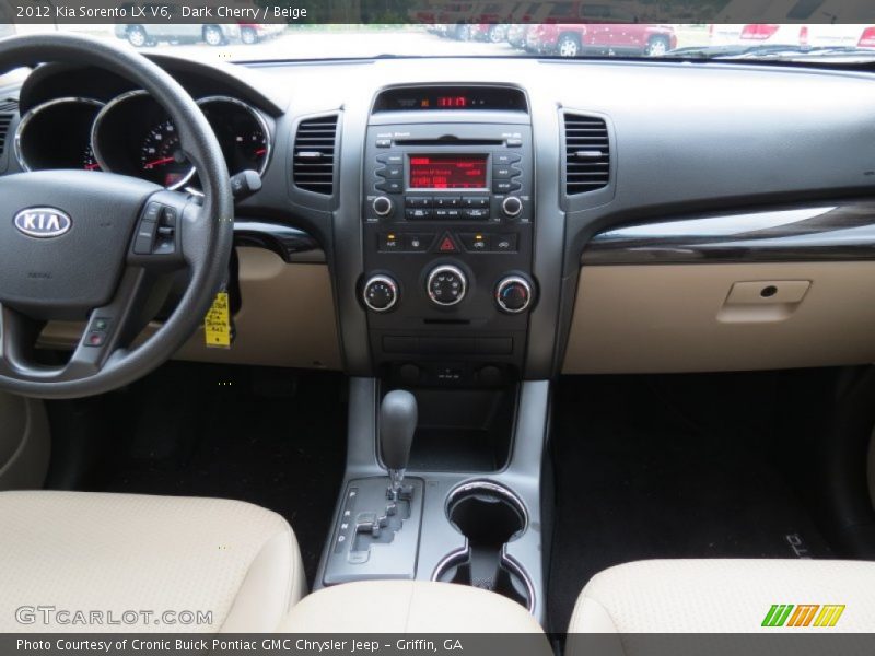 Dark Cherry / Beige 2012 Kia Sorento LX V6