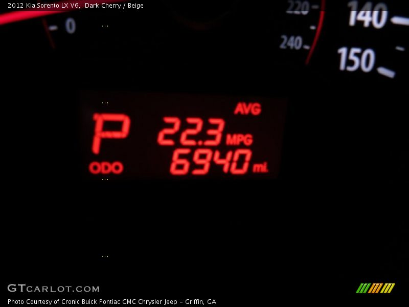 Dark Cherry / Beige 2012 Kia Sorento LX V6