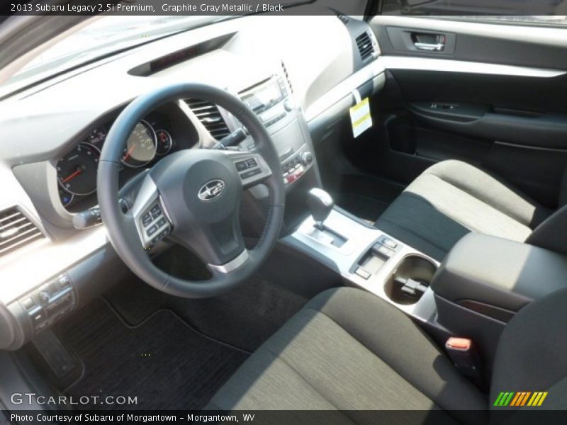 Graphite Gray Metallic / Black 2013 Subaru Legacy 2.5i Premium