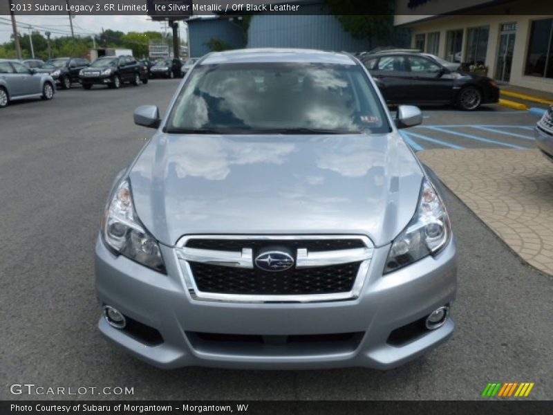 Ice Silver Metallic / Off Black Leather 2013 Subaru Legacy 3.6R Limited