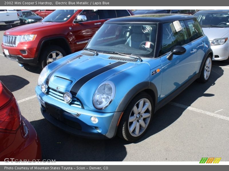 Electric Blue Metallic / Lapis Blue 2002 Mini Cooper S Hardtop
