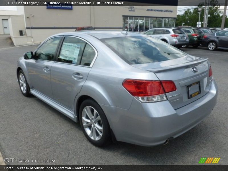 Ice Silver Metallic / Off Black Leather 2013 Subaru Legacy 3.6R Limited