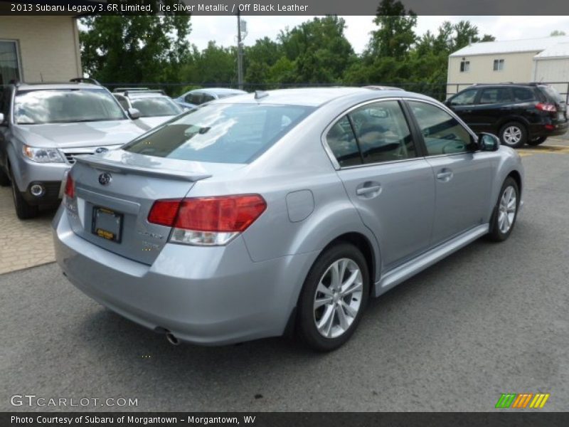 Ice Silver Metallic / Off Black Leather 2013 Subaru Legacy 3.6R Limited