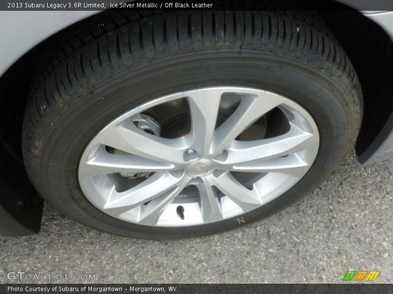 Ice Silver Metallic / Off Black Leather 2013 Subaru Legacy 3.6R Limited