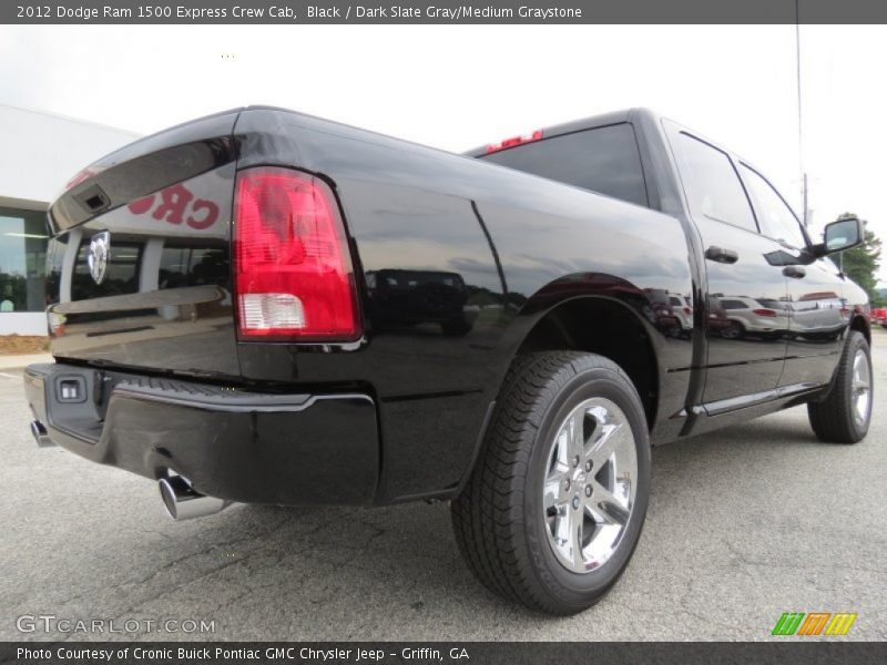 Black / Dark Slate Gray/Medium Graystone 2012 Dodge Ram 1500 Express Crew Cab