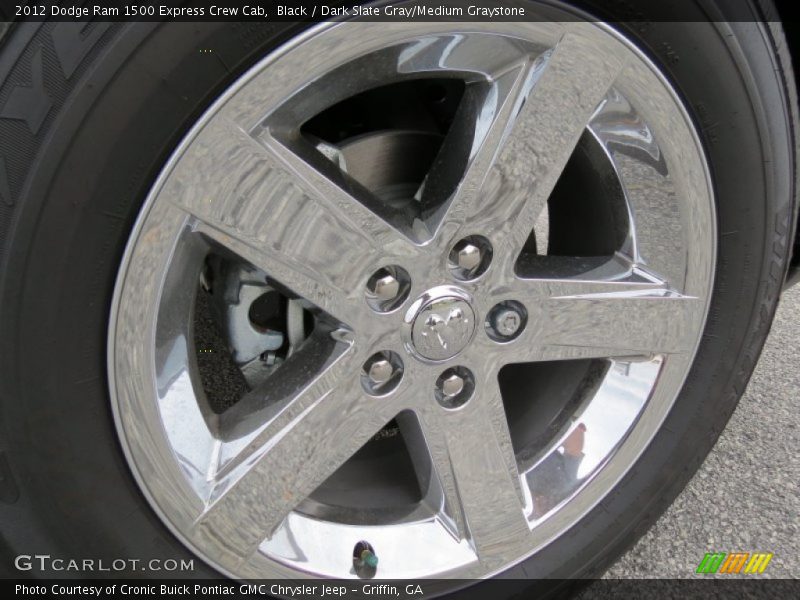 Black / Dark Slate Gray/Medium Graystone 2012 Dodge Ram 1500 Express Crew Cab