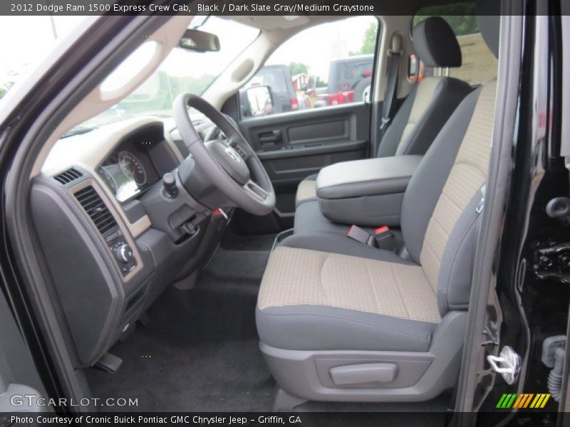 Black / Dark Slate Gray/Medium Graystone 2012 Dodge Ram 1500 Express Crew Cab