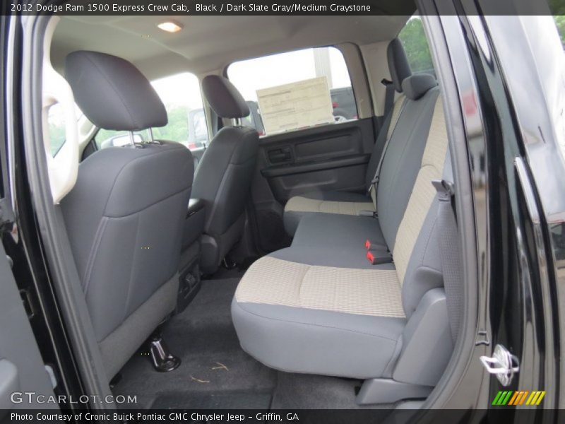 Black / Dark Slate Gray/Medium Graystone 2012 Dodge Ram 1500 Express Crew Cab