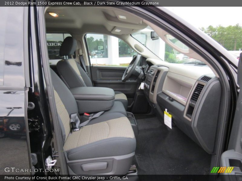 Black / Dark Slate Gray/Medium Graystone 2012 Dodge Ram 1500 Express Crew Cab