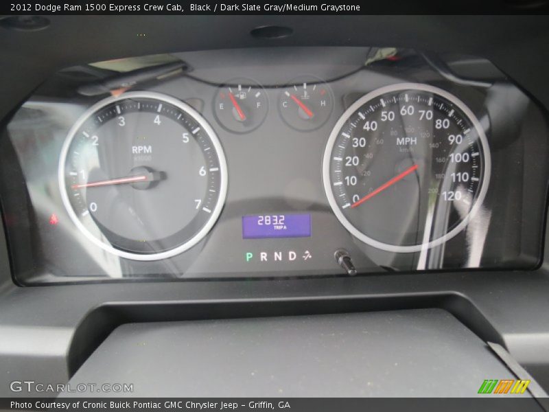 Black / Dark Slate Gray/Medium Graystone 2012 Dodge Ram 1500 Express Crew Cab