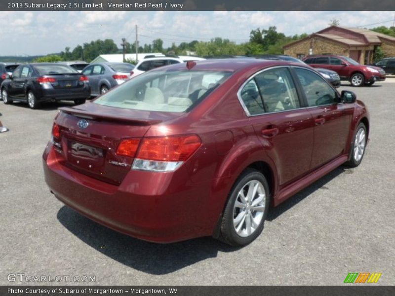 Venetian Red Pearl / Ivory 2013 Subaru Legacy 2.5i Limited