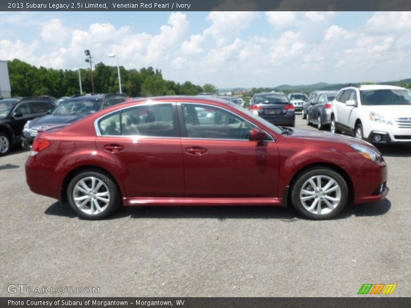 Venetian Red Pearl / Ivory 2013 Subaru Legacy 2.5i Limited