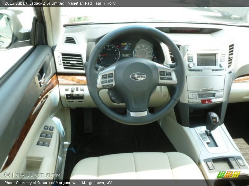 Venetian Red Pearl / Ivory 2013 Subaru Legacy 2.5i Limited
