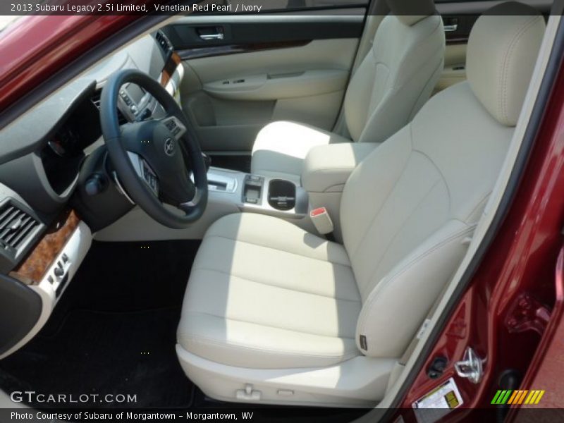 Venetian Red Pearl / Ivory 2013 Subaru Legacy 2.5i Limited