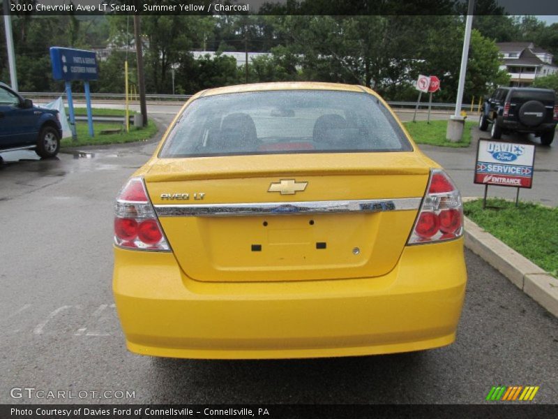 Summer Yellow / Charcoal 2010 Chevrolet Aveo LT Sedan