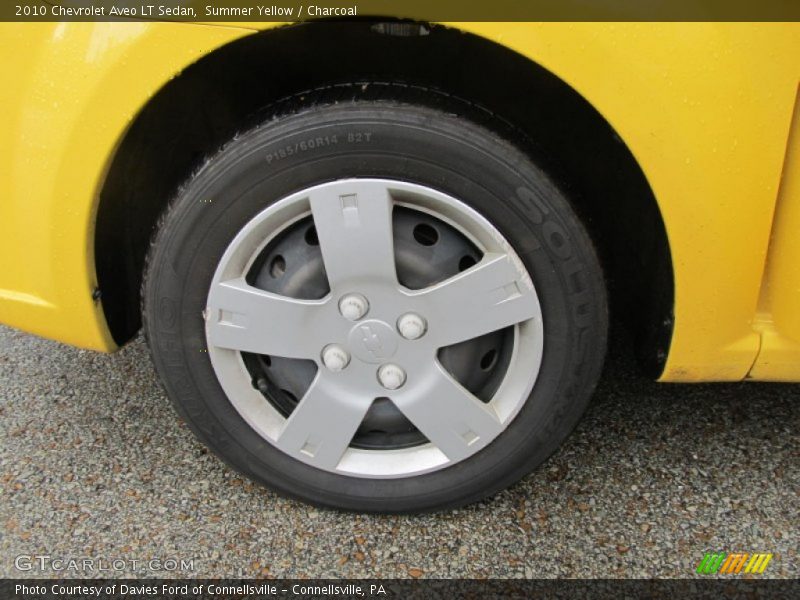 Summer Yellow / Charcoal 2010 Chevrolet Aveo LT Sedan