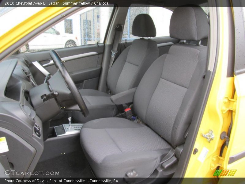Summer Yellow / Charcoal 2010 Chevrolet Aveo LT Sedan