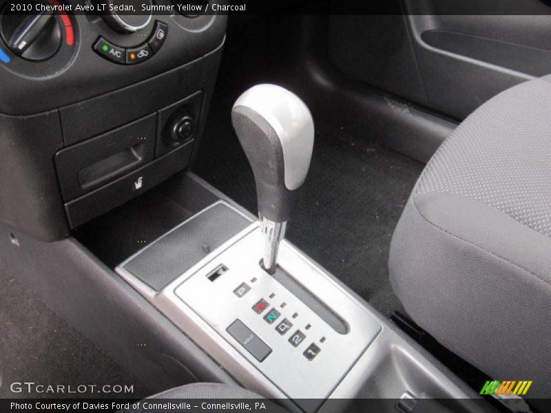 Summer Yellow / Charcoal 2010 Chevrolet Aveo LT Sedan