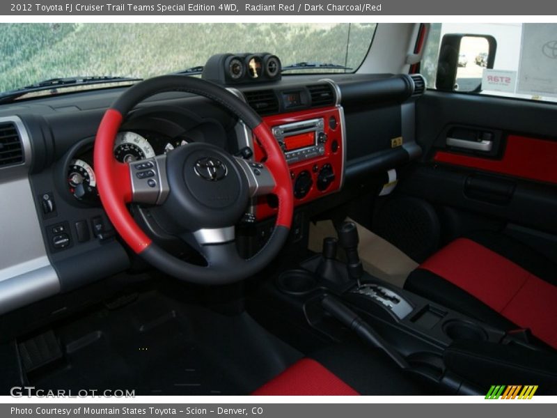 Radiant Red / Dark Charcoal/Red 2012 Toyota FJ Cruiser Trail Teams Special Edition 4WD