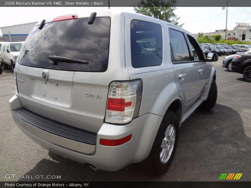 Silver Metallic / Black 2008 Mercury Mariner V6 4WD