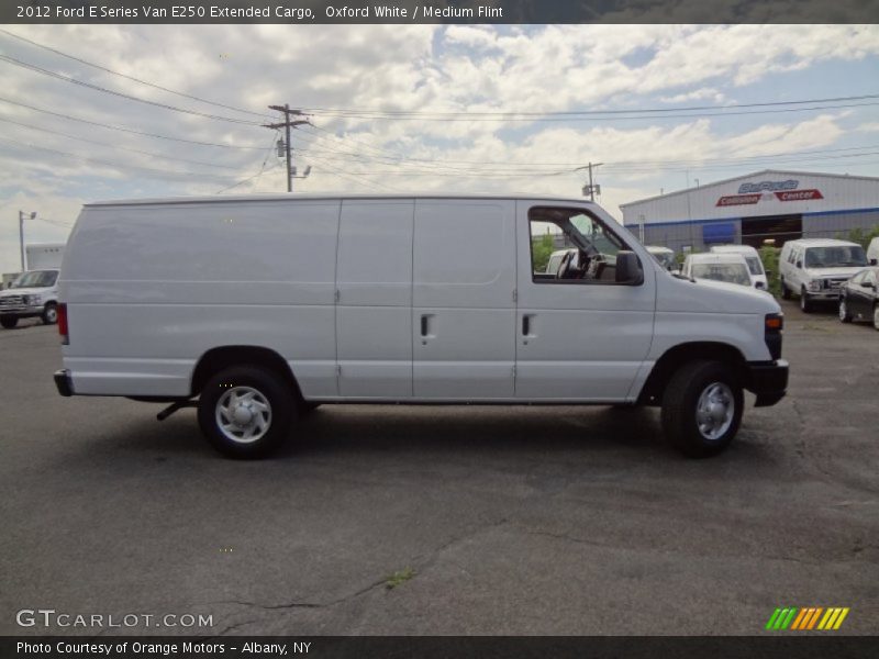 Oxford White / Medium Flint 2012 Ford E Series Van E250 Extended Cargo